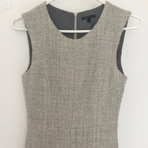 Theory Tweed Wool Dress Size 0 - Picture 1 of 4